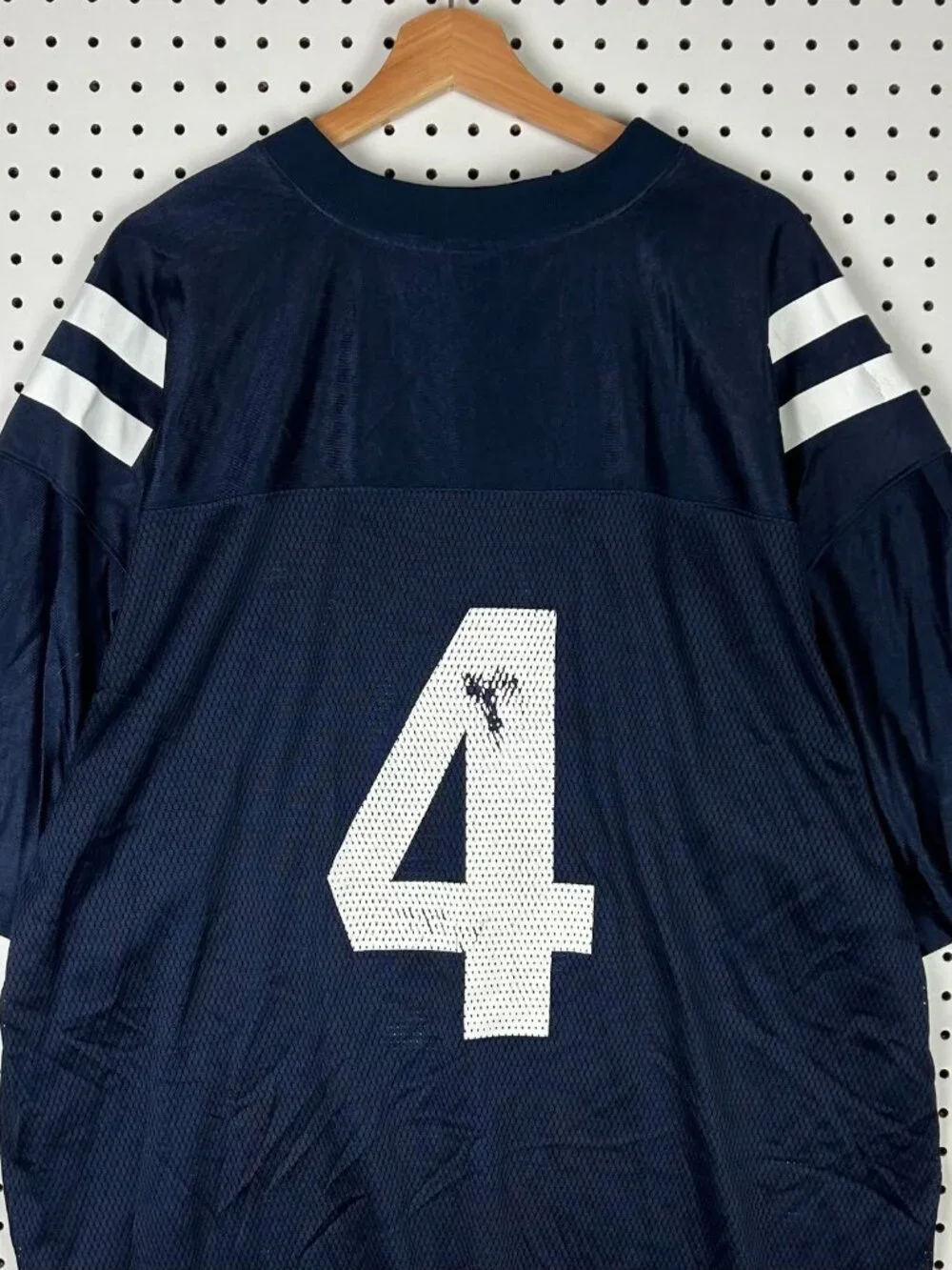 Ole Miss Football Jersey #4 adidas Size 2XL XXL Blue Jevan Sneed Mesh Rebels Y2K